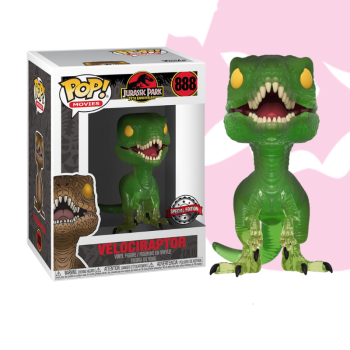 Funko Pop! Jurassic Park Set Pop & Tee Velociraptor Exclusive (Talla XL)