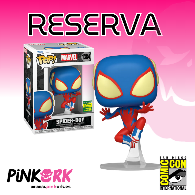 Funko POP! Marvel SpiderBoy 1384 (SDCC 2024) Reserva