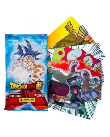 Caja 24 Sobres Dragon Ball Super The Legend of Son Goku Flow Packs Panini