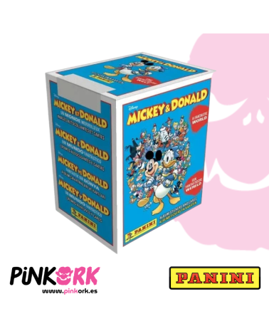 Caja 36 Sobres Disney Mickey & Donald Panini