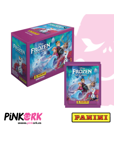 Caja 24 Sobres Disney Frozen Maps of Wonder