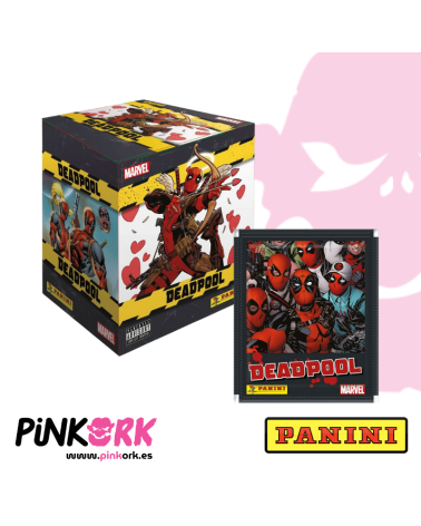 Sobre Marvel Deadpool Sticker & Trading Card Collection Panini (1udad)
