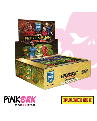 Caja 24 Sobres Fifa 365 Adrenalyn XL Flow Packs Panini