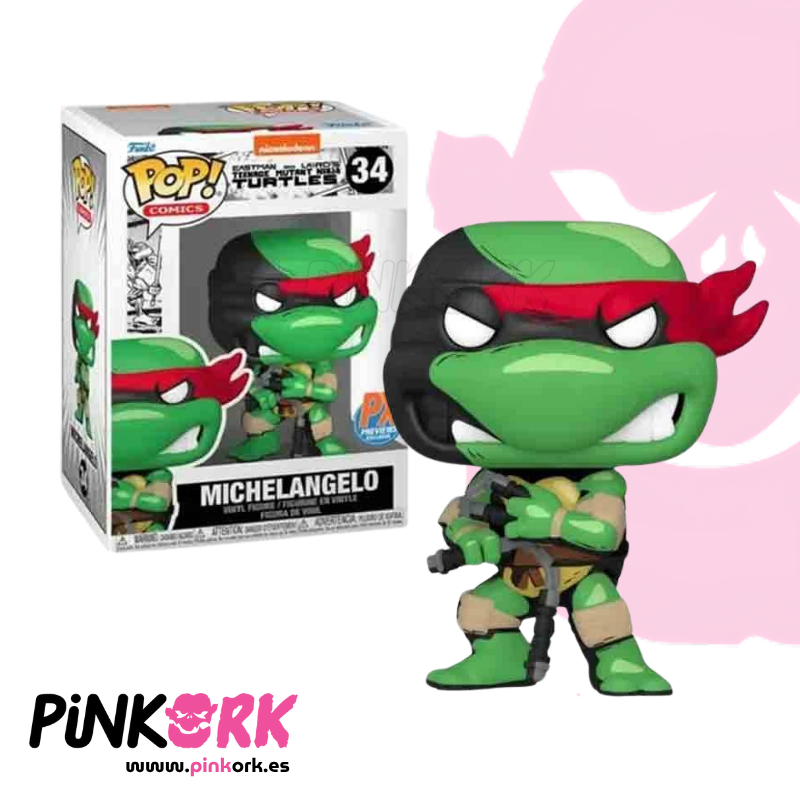 Funko Teenage Mutant Ninja Turtles  Michelangelo 34 PX