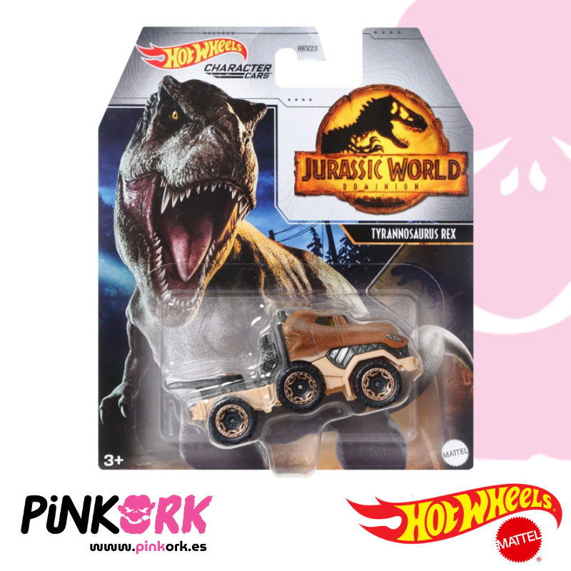 Hot Wheels Character Cars Tyrannosaurus Rex Jurassic World Dominion