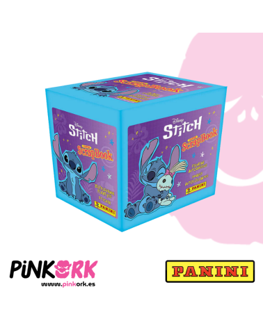 Caja 36 Sobres Stitch Super ScrapBook Stickers Box Panini