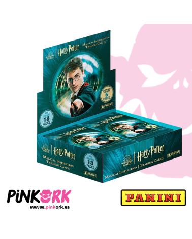 Caja 18 sobres HARRY POTTER Panini Display Trading cards