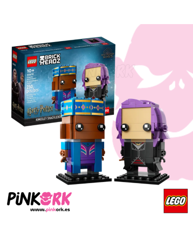 LEGO BrickHeadz Kingsley Shacklebolt y Nymphadora Tonks 40618