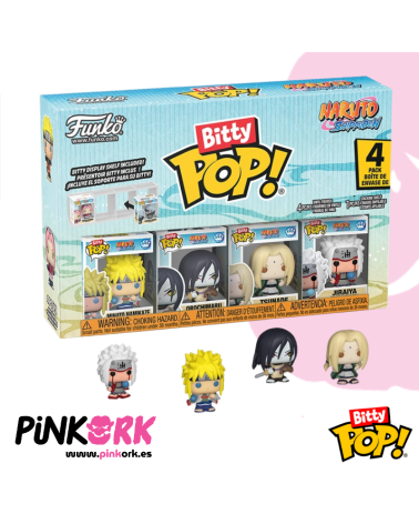 Funko BITTY Pop Naruto Minato Namikaze 4 pack