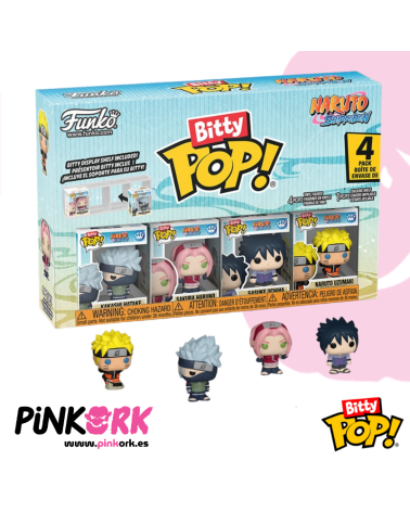 Funko BITTY Pop Naruto Kakashi Hatake 4 pack