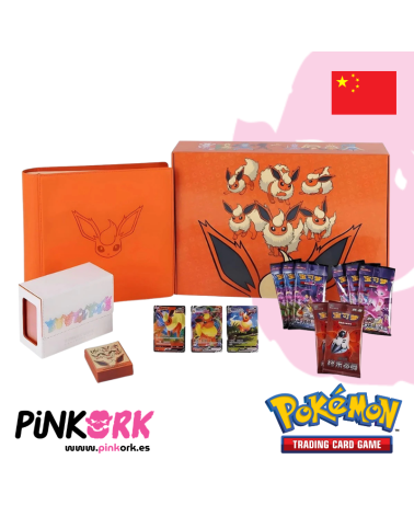 Pokemon TCG Flareon VMAX Gift box Chino
