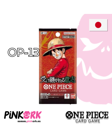 One Piece TCG OP-13 Carrying On His Wil Sobre Japonés