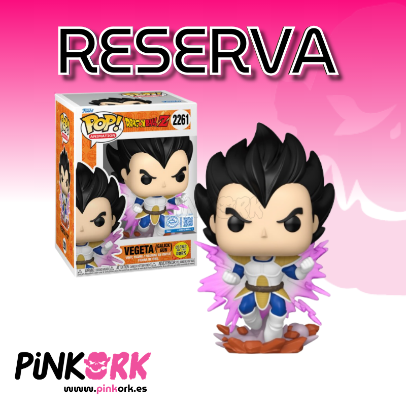 Funko Dragon Ball Vegeta (Galick Gun) GITD 2261 SE Reserva
