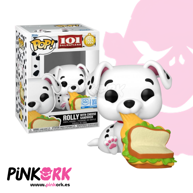 Funko Disney 101 Dálmatas Rolly with Ceese Sandwish 1685 SE