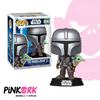 Funko Star Wars The Mandalorian and Grogu The Mandalorian with Grogu 818