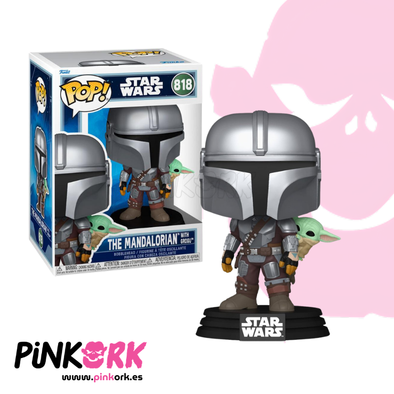 Funko Star Wars The Mandalorian and Grogu The Mandalorian with Grogu 818