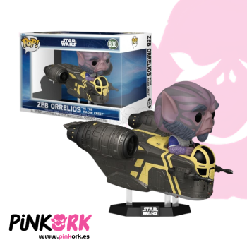 Funko Star Wars The Mandalorian and Grogu Zeb Orrelios in the Razor Crest 838