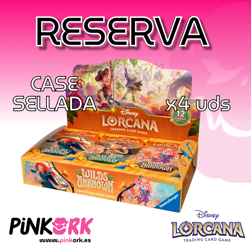 Disney Lorcana Wilds Unknown Chaper 12 CASE Reserva