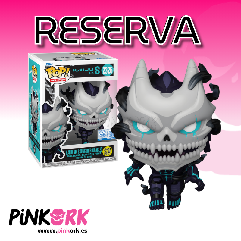 Funko Kaiju No. 8 Uncontrollable 2326 GITD SE Reserva