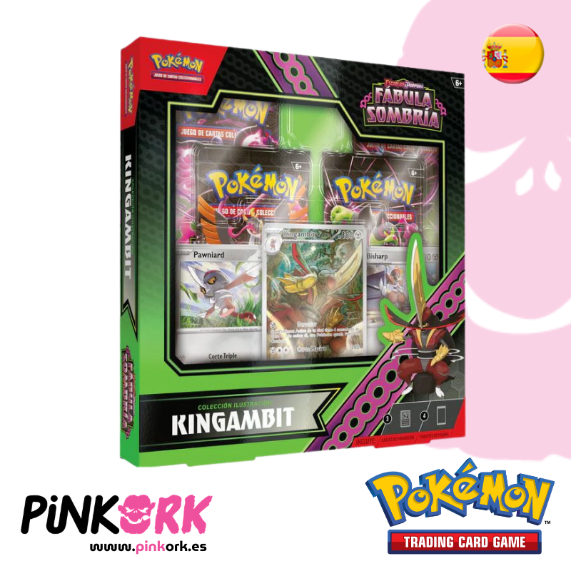 Pokemon TCG Fábula Sombría Colección Ilustración Kingambit Español