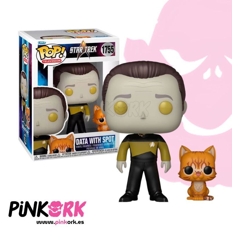 Funko Star Trek Data with Spot 1755