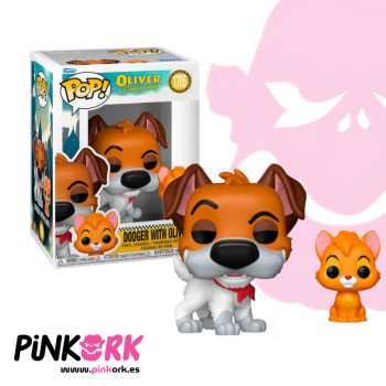 Funko Disney Oliver & Company Dodger with Oliver 1705