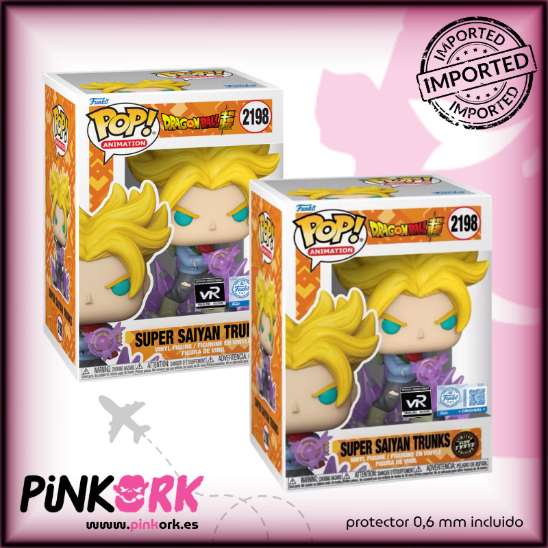 Funko Dragon Ball Super Saiyan Trunks 2198 & Chase Bundle VRARE PR