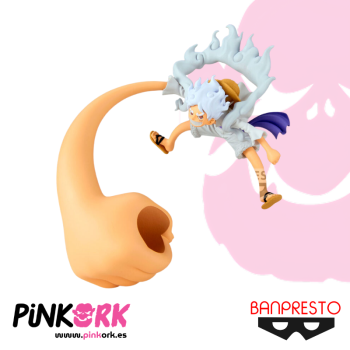 Figura One Piece Monkey D. Luffy Gear Five 12cm