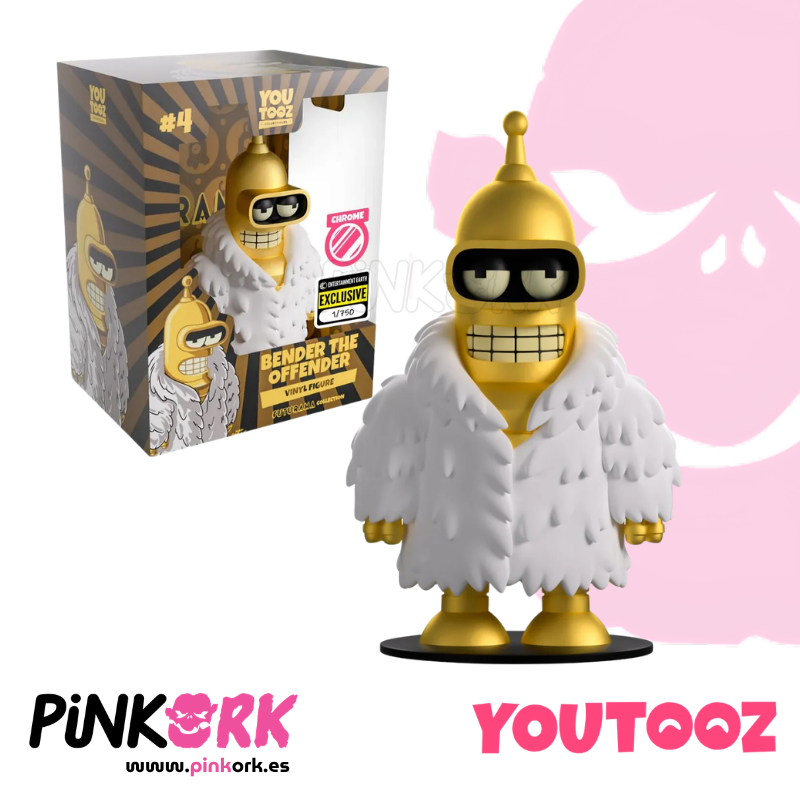 Youtooz Futurama Bender the Offender Gold EE exclusive Limited 750