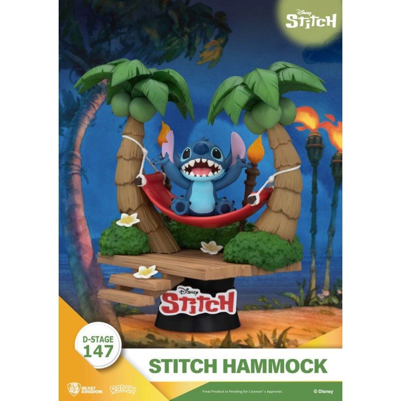 Diorama Disney D-Stage 147 - Stitch in Hammock