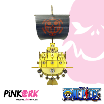 Maqueta One Piece Law's Submarine Wood Model Kit 16cm