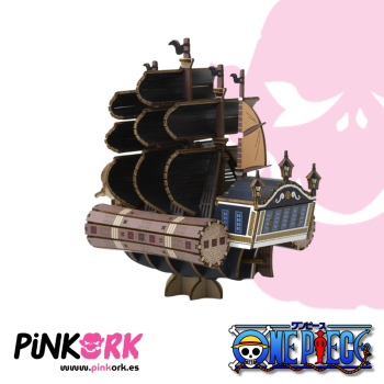 Maqueta One Piece Saber Of Xebec Wood Model Kit 14cm