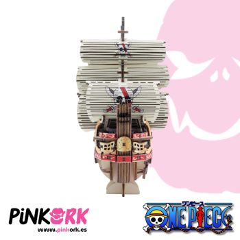 Maqueta One Piece Red Force Wood Model Kit 14cm