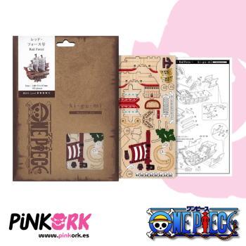 Maqueta One Piece Red Force Wood Model Kit 14cm