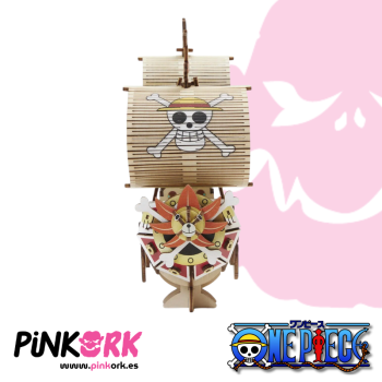 Maqueta One Piece Thousand Sunny Wood Model Kit 14.5cm