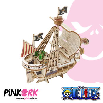 Maqueta One Piece Thousand Sunny Wood Model Kit 14.5cm