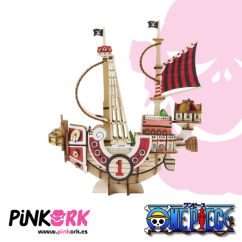 Maqueta One Piece Thousand Sunny Wood Model Kit 14.5cm