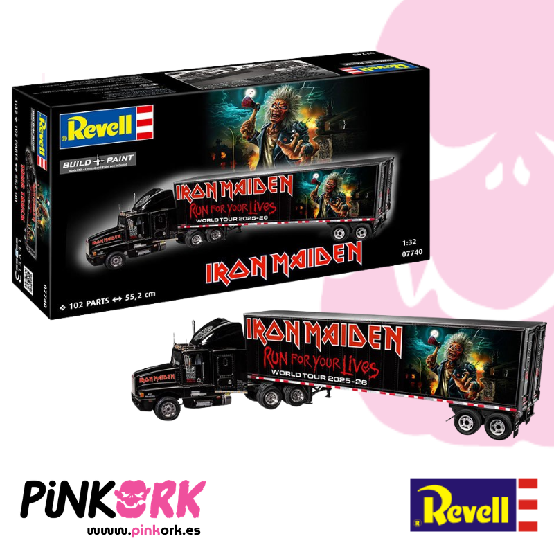 Maqueta Iron Maiden Tour Truck (50th Anniversary) 55 cm