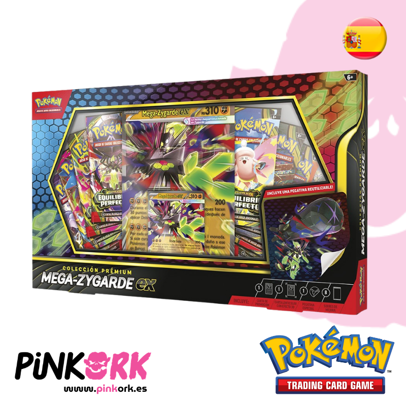 Pokemon TCG Colección Prémium Mega-Zygarde Ex Español