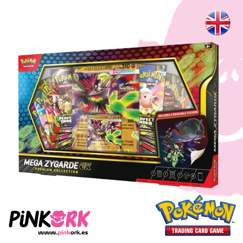Pokemon TCG Mega-Zygarde Ex Premium Collection Inglés