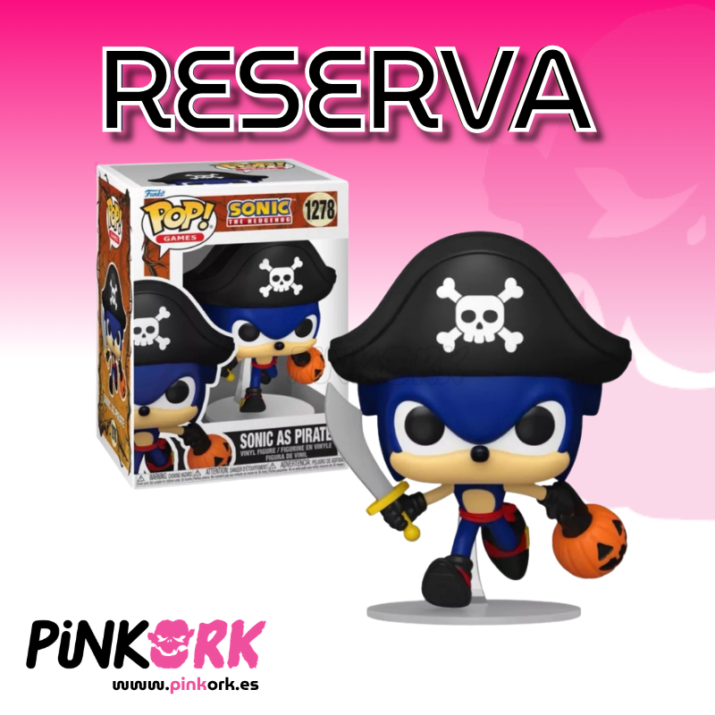 Funko Sonic The Hedgehog Sonic as Pirate 1278 Reserva