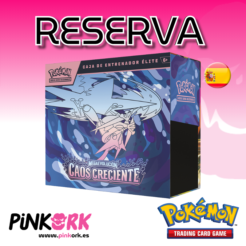 Pokemon TCG Elite Trainer Box Caos Creciente Reserva