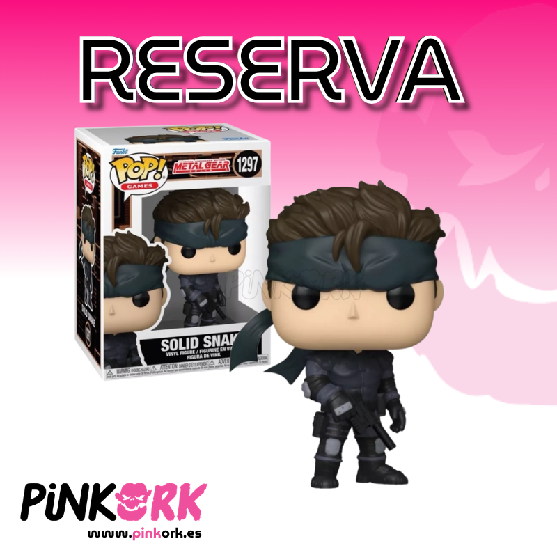 Funko Metal Gear Solid Solid Snake 1297 Reserva