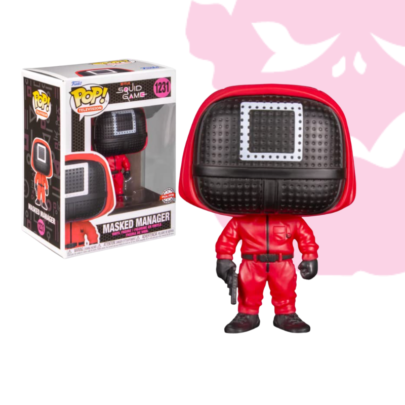 Funko Squid Game Masked Manager Square 1231 SE
