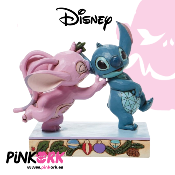 Figura Disney Stitch y Angel beso 15cm