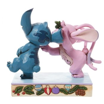 Figura Disney Stitch y Angel beso 15cm