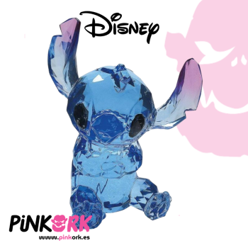 Figura Disney Stitch efecto cristal 12,5cm