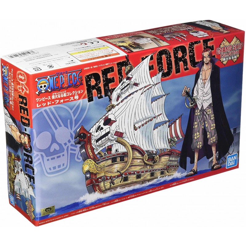 Figura One Piece - Maqueta Barco - Red Force